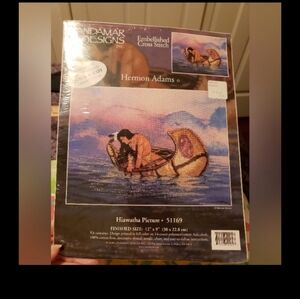 Cross Stitch Hiawatha Picture